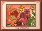 Year of the Fire Dog starts January 29, 2006 - by June Kaminski - click on the thumbnail to view the enlarged version