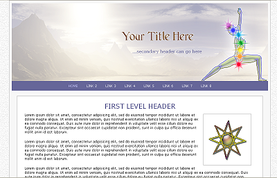 Healing Arts Mystical Template