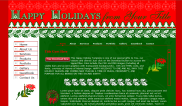 Free Happy Holidays Web Template