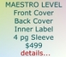 Details for Maestro Level CD Design Package