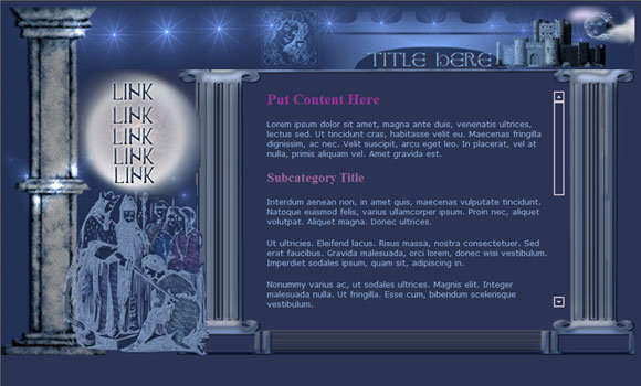 Medieval Whispers Template