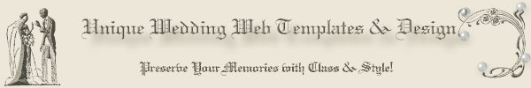 Unique Wedding Web Design & Templates