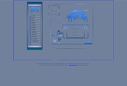 Metropolis Blue Suave Template