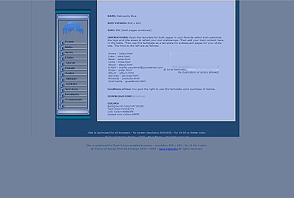 Metropolis Blue Suave Template