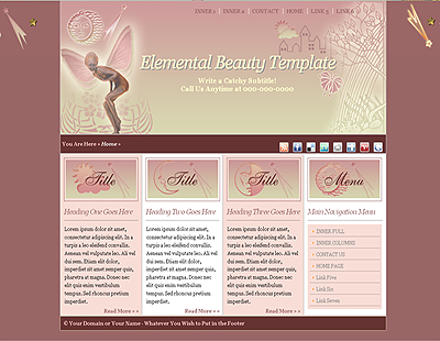 Elemental Beauty Template Elemental Beauty Template