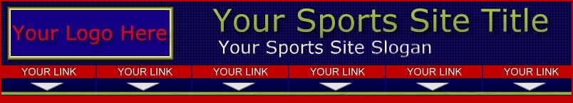 Sports Blue Site Template