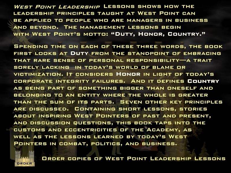 West Point Leadership by Scott Snair